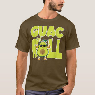 Camiseta Rock de aguacate en rollo de los años 60 Guacamole
