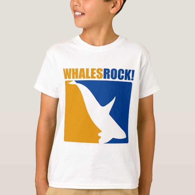Camiseta ¡Rock de ballenas! (Anverso)