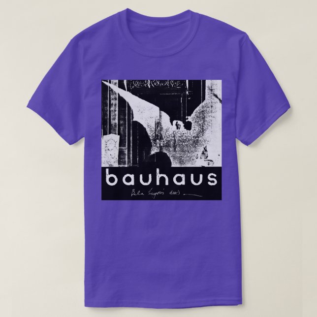 Camiseta rock de bauhaus (Diseño del anverso)