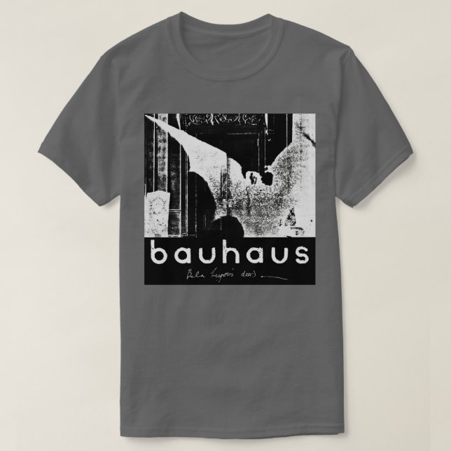 Camiseta rock de bauhaus (Diseño del anverso)