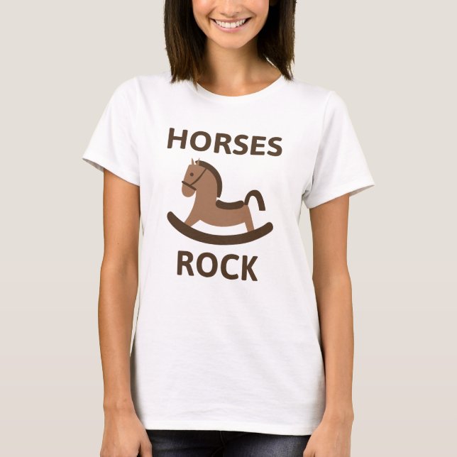 Camiseta Rock de caballos (Anverso)