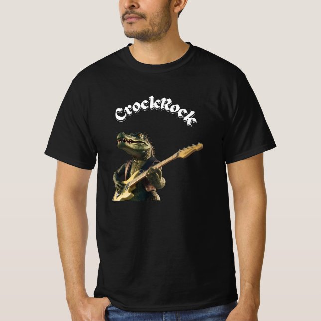 Camiseta Rock de cocodrilo vintage (Anverso)