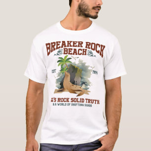 Camiseta Rock De Dios Sólido Beach Vbs 2024 Rock Retro Brea