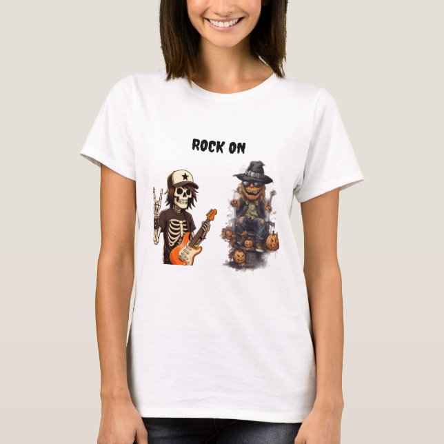 Camiseta Rock de Halloween (Anverso)