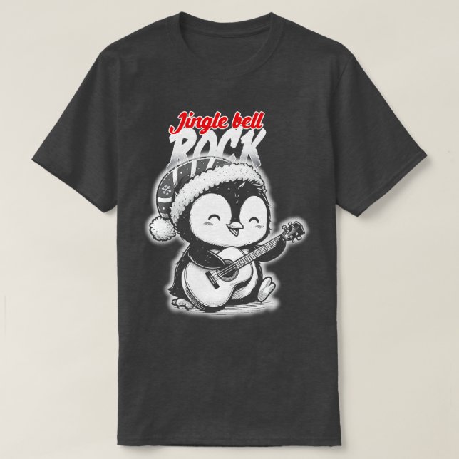Camiseta Rock de Jingle Bell (Diseño del anverso)