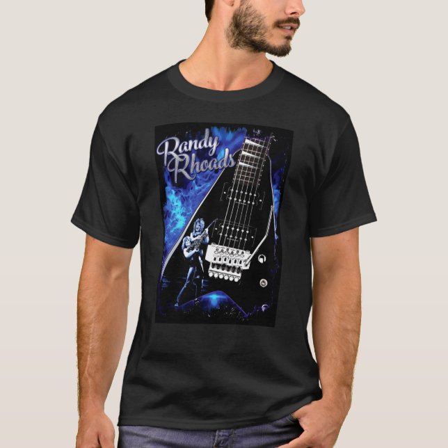 Camiseta Rock de la guitarra Randy Rhoads1819png1819 (Anverso)