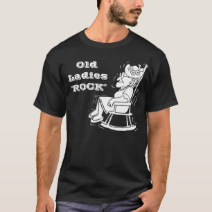 Camiseta Rock de las damas mayores