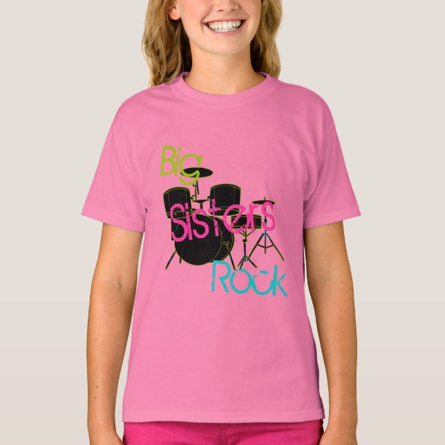 Camiseta Rock de las grandes hermanas (Anverso)