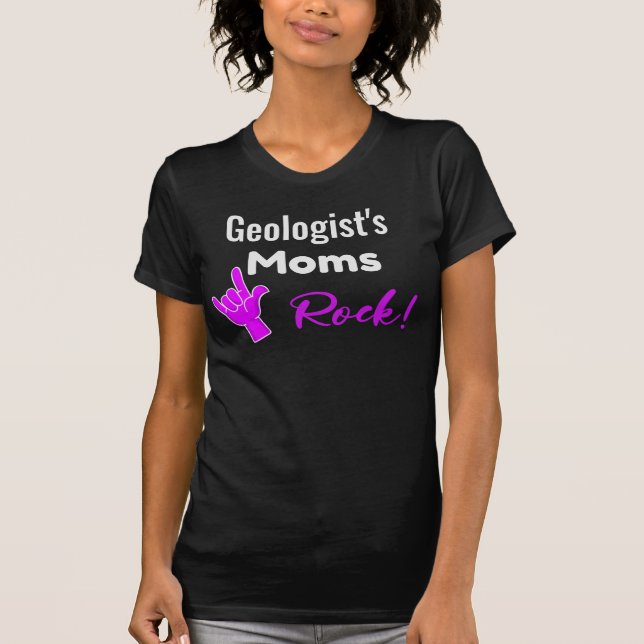 Camiseta ¡Rock de las mamás del geólogo! (Anverso)