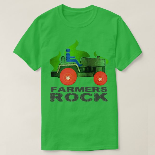 Camiseta Rock de los agricultores (Diseño del anverso)