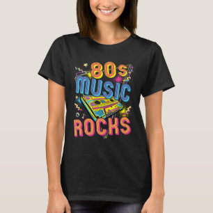 Camiseta Rock de los años 80 rock de los 80