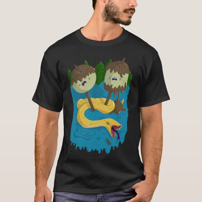 Camiseta Rock de los Bubblegus de la Princesa (Anverso)