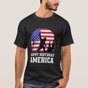 Camiseta Rock de los Estados Unidos con bandera estadounide