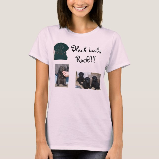 Camiseta ¡¡¡Rock de los Labs Negros!!! (Anverso)