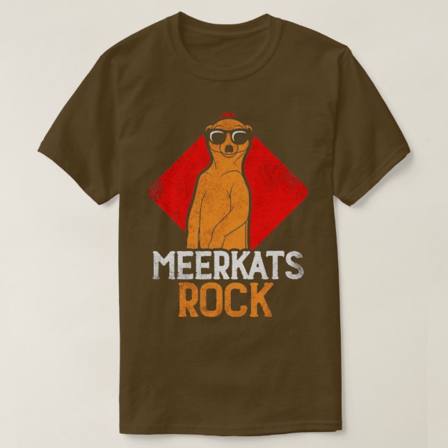 Camiseta Rock de Meerkats (Diseño del anverso)