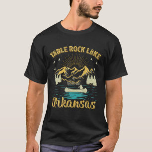 Camiseta Rock de mesa de Arkansas de montaña retro de vacac
