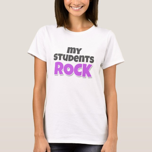 Camiseta Rock de mis estudiantes (Anverso)