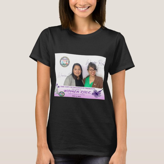 CAMISETA ROCK DE MUJERES (Anverso)