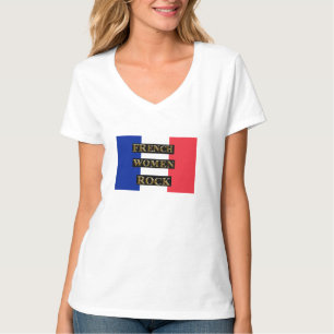 CAMISETA ROCK DE MUJERES FRANCESAS