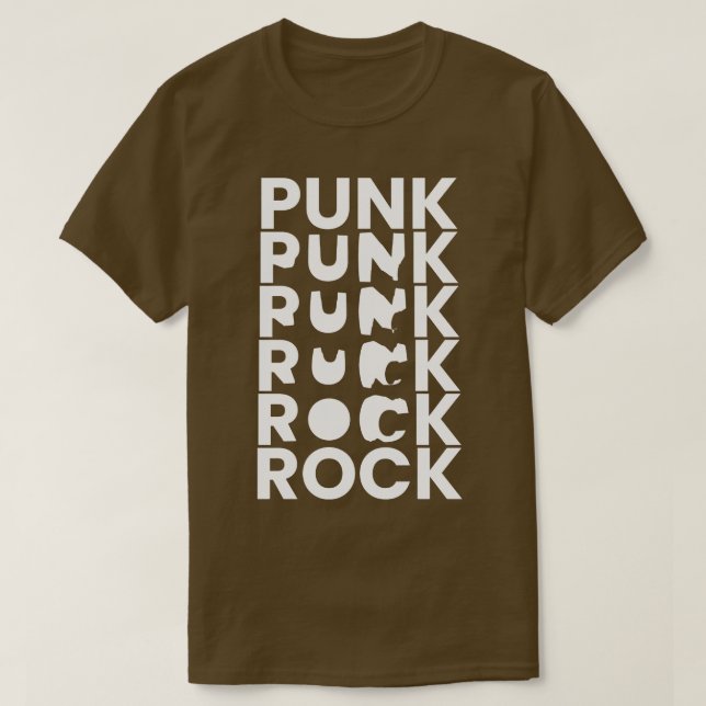 Camiseta rock de punk (Diseño del anverso)