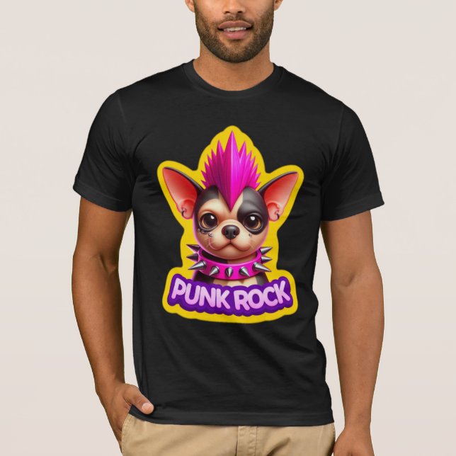 CAMISETA ROCK DE PUNK CHIHUAHUA 4 (Anverso)
