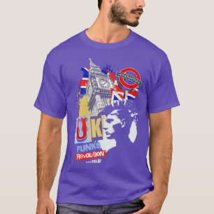 Camiseta Rock de Punk en Inglaterra en Londres