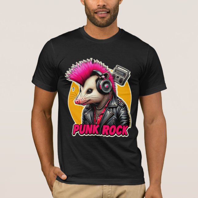 CAMISETA ROCK DE PUNK OPOSSUM (Anverso)