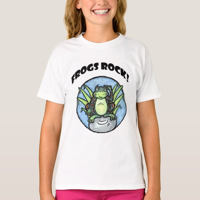 Camiseta Rock de ranas (Anverso)