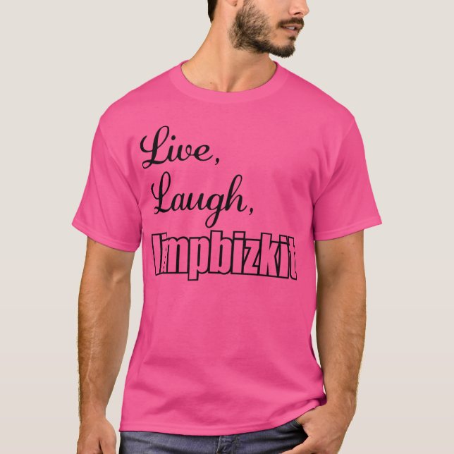 Camiseta Rock de rap musical de Live Laugh Love (Anverso)