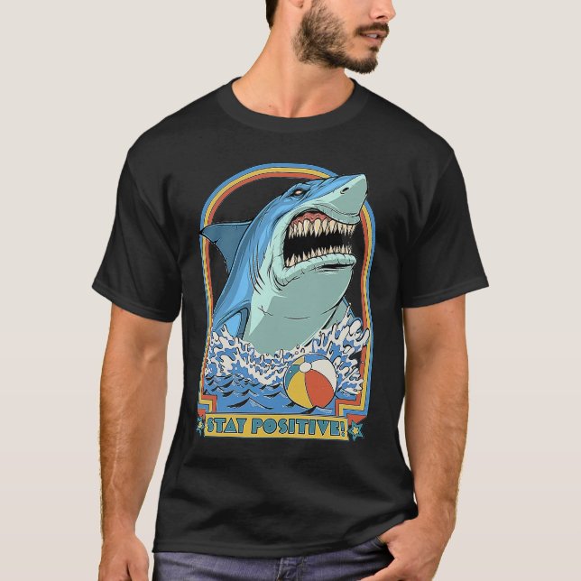 Camiseta Rock Dolphin A Great Week For A Shark To Stay Posi (Anverso)