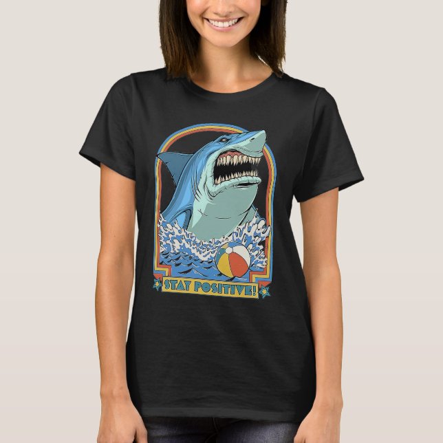 Camiseta Rock Dolphin A Great Week For A Shark To Stay Posi (Anverso)