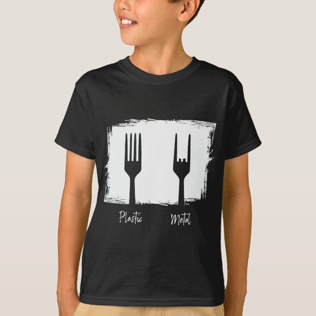 Camiseta Rock duro Punk Metalizado fuerte (Anverso)
