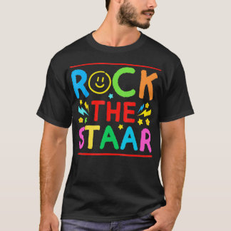 Camiseta Rock El Test Motivational Rock The Staar Test Day
