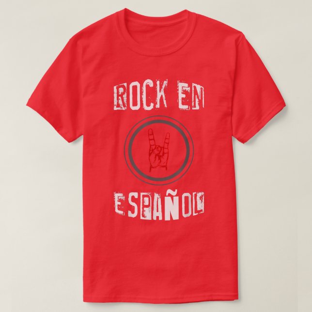Camiseta Rock en Espanol s 2755 (Diseño del anverso)
