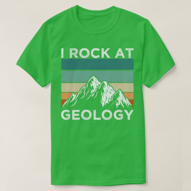 Camiseta Rock En Geología (Diseño del anverso)