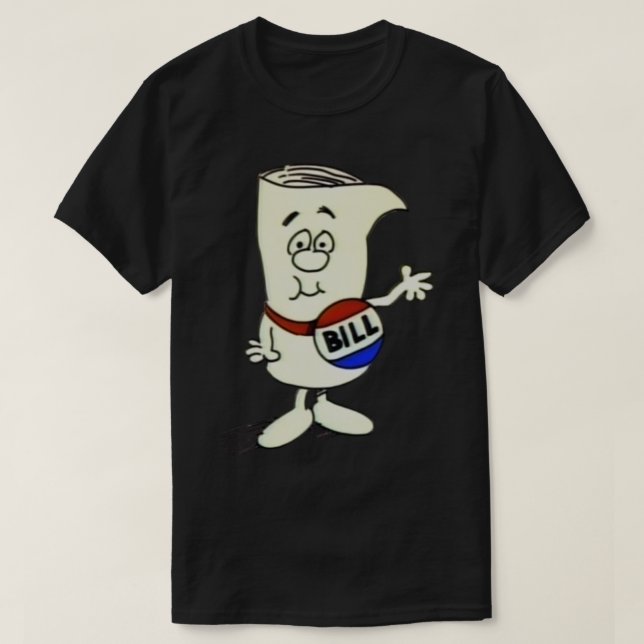 Camiseta Rock en la escuela soy sólo un Pegatina de Bill (Diseño del anverso)
