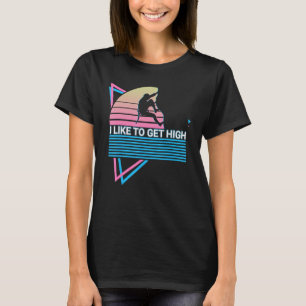 Camiseta Rock Escalando Rock Climber Retro Me Gusta Alzar