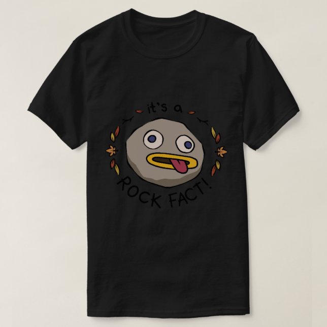 Camiseta ¡Rock Fact! (Diseño del anverso)