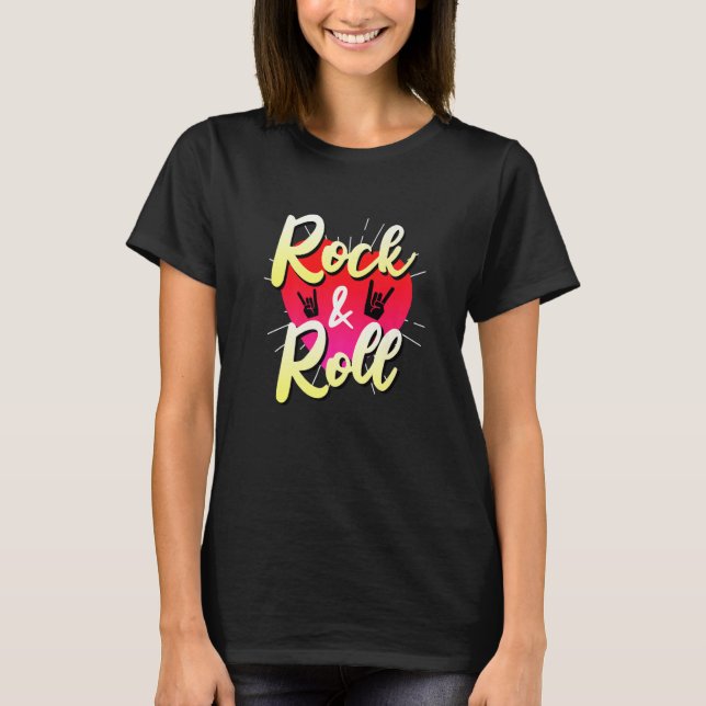 Camiseta Rock Festival Rock And Rolker Music Rock Music Roc (Anverso)