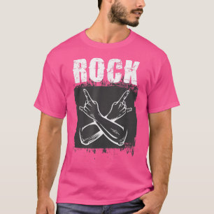 Camiseta Rock Fingers - Rock Music  I Love Rock n Roll 