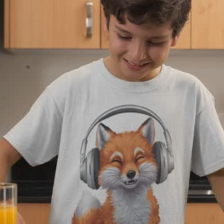 Camiseta Rock fox