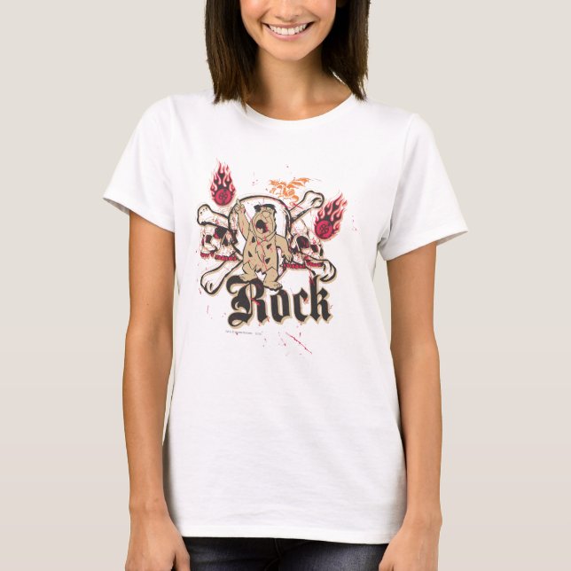 Camiseta Rock Fred Flintstone (Anverso)