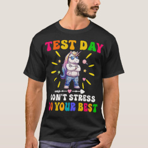 Camiseta Rock Funny El Test Teacher Test Day Test Day T