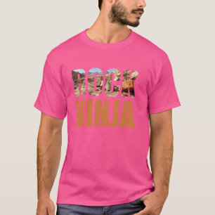 Camiseta Rock geológico coleccionando rock Ninja