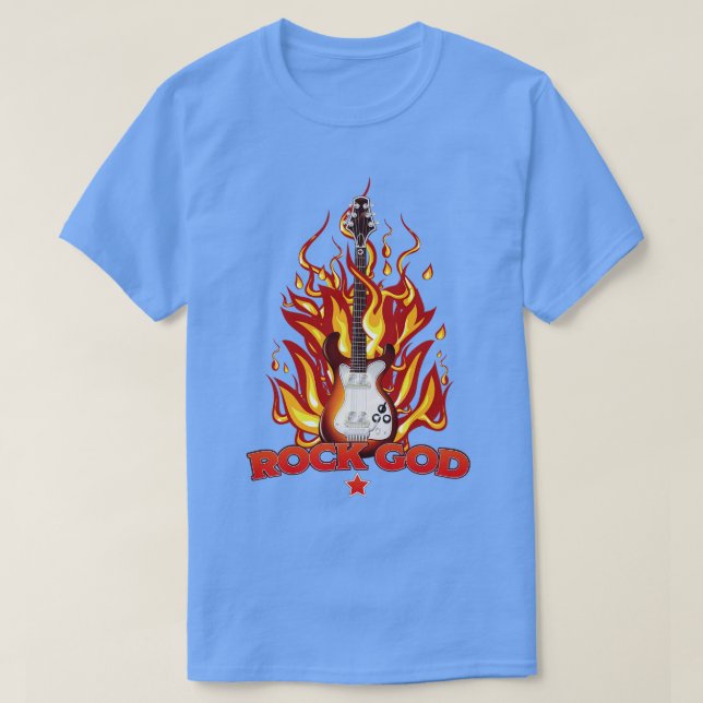 Camiseta Rock God (Diseño del anverso)