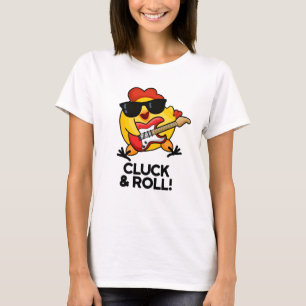 Camiseta Rock Gracioso Y Grasa Grasa En Pollo Pun