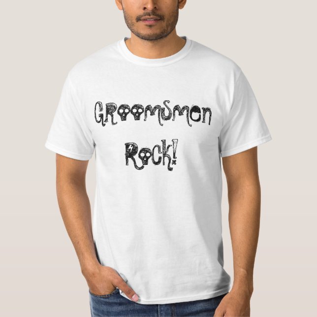 Camiseta Rock Groomsmen (Anverso)