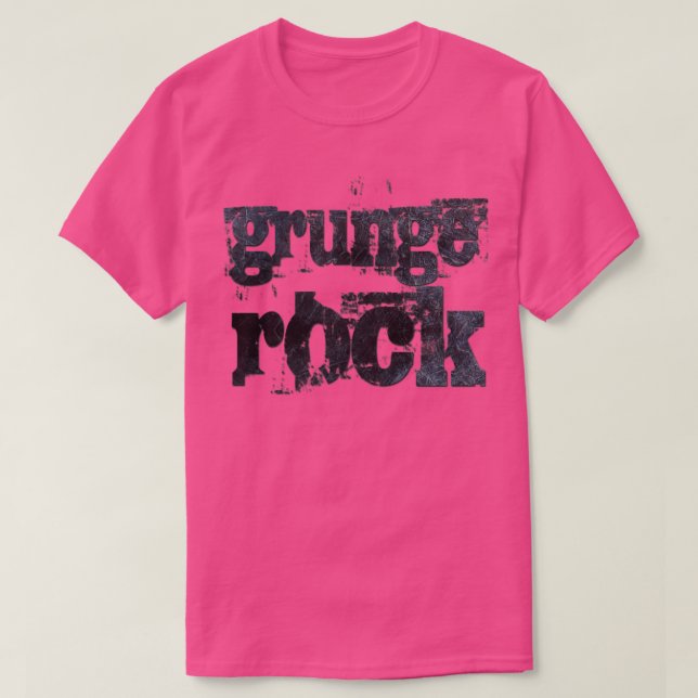 Camiseta Rock Grunge (Diseño del anverso)