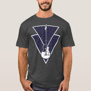 Camiseta Rock Grunge & Roll Música Estética De Guitarra Elé