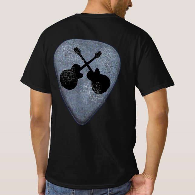 Camiseta Rock Guay Black Guitars (Reverso)